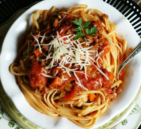 Sauce bolognaise maison pour spaghetti